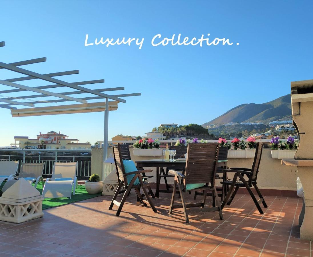 Pena Beach 3 Bedroom Duplex, Bbq, Pool, Sea Views, Benalmádena Exteriör bild