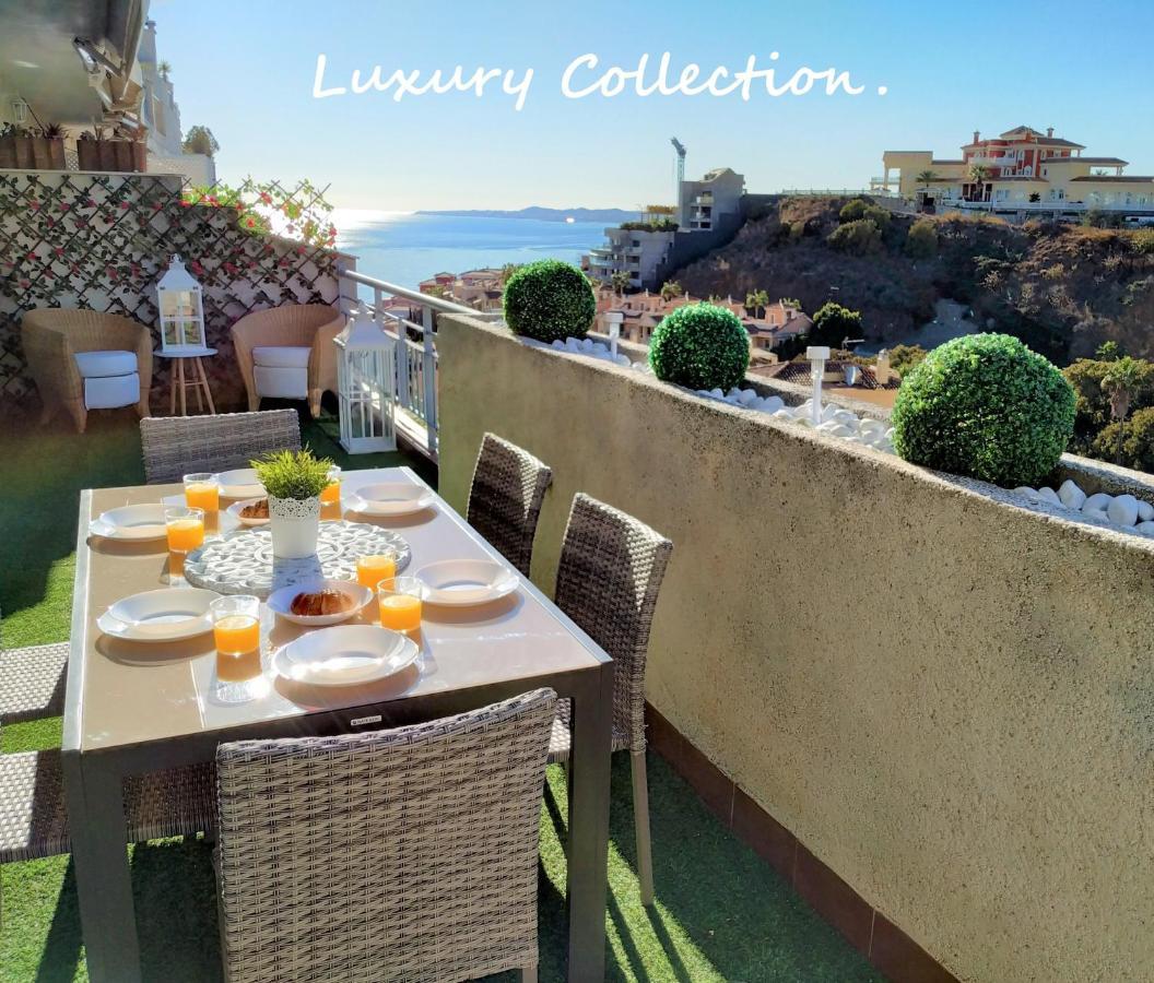 Pena Beach 3 Bedroom Duplex, Bbq, Pool, Sea Views, Benalmádena Exteriör bild